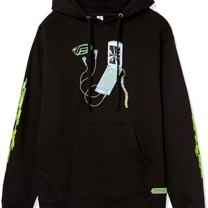 Foulplay Black Graphic Hoodie